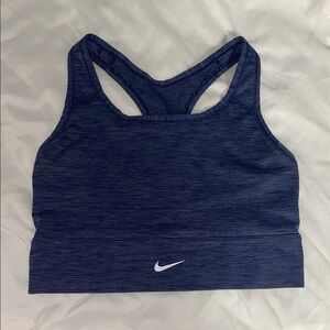 Nike Women's Heathered Navy Sports Bra